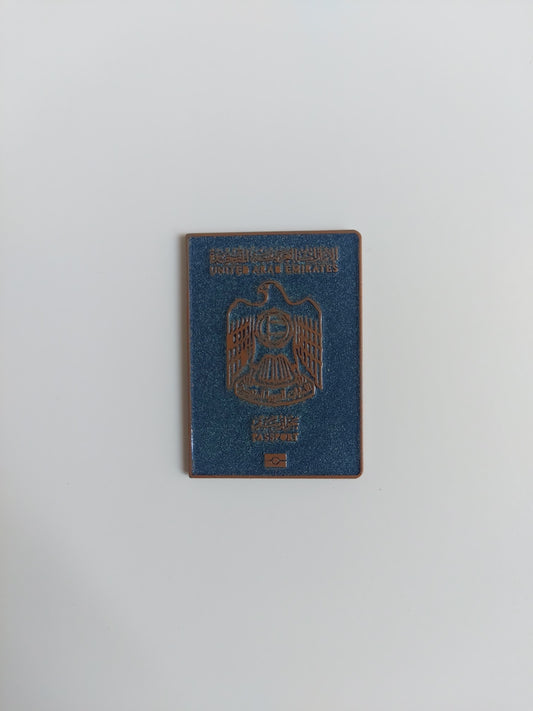 Sticker Enamel Passport glow